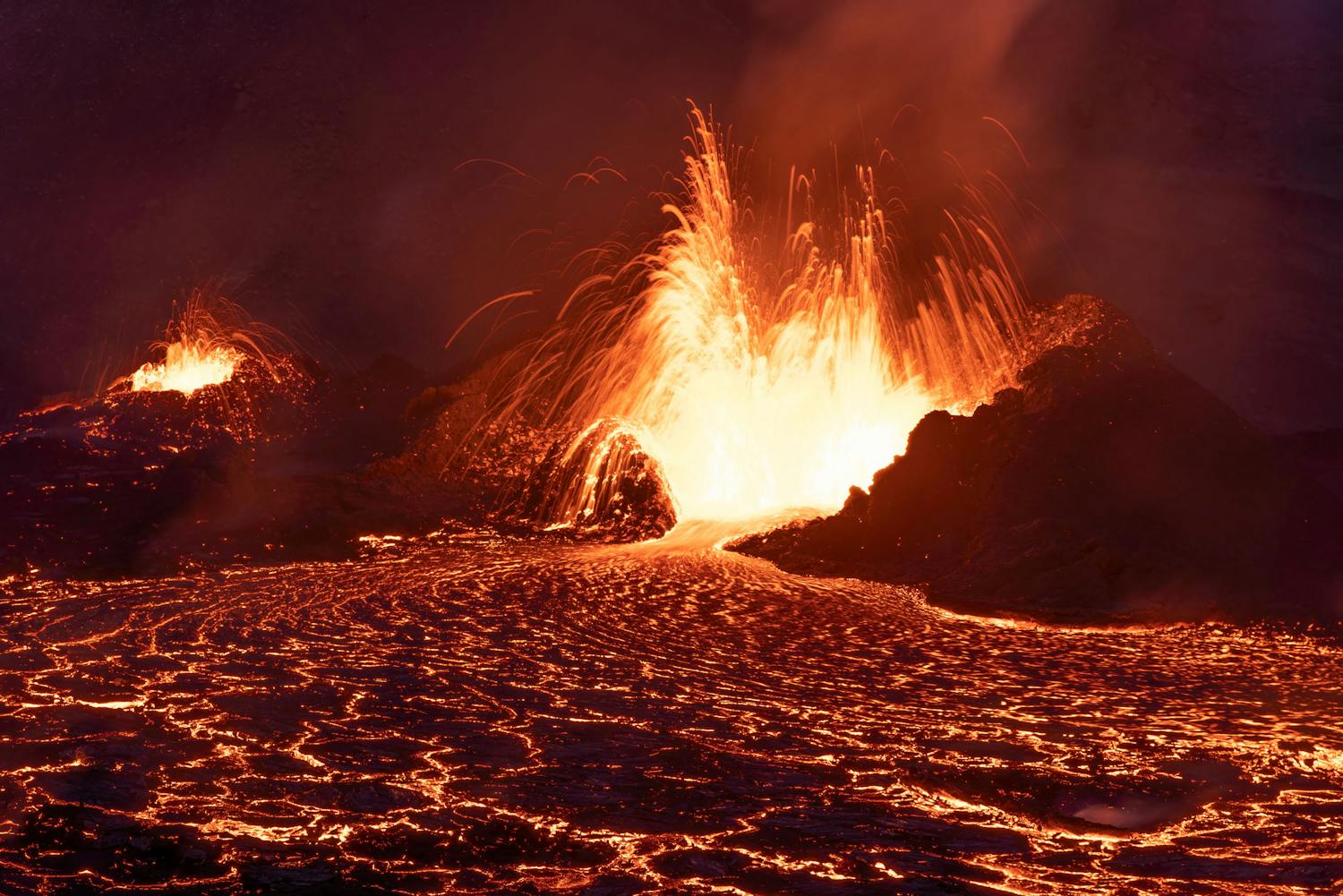 Lava fra vulkanen